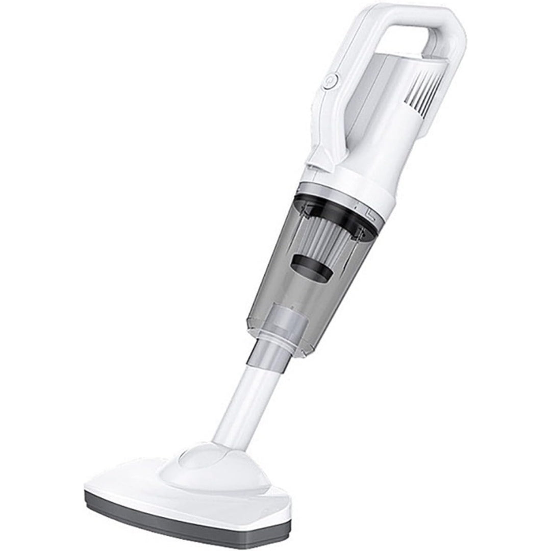 Balai aspirant avec une aspiration annoncee de 12000 Pa, coloris blanc