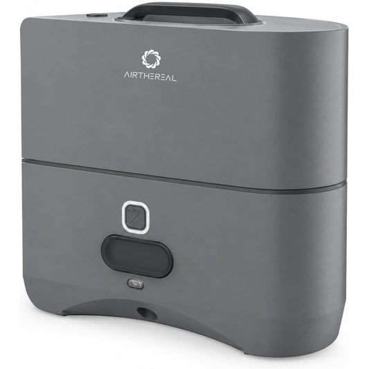 Aspirateur vertical avec une filtration des particules fines et la collecte de la poussiere