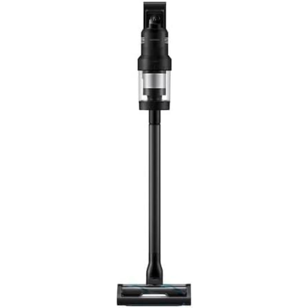 Aspirateur au format balai integrant l'entretien des sols durs et l'entretien des tapis