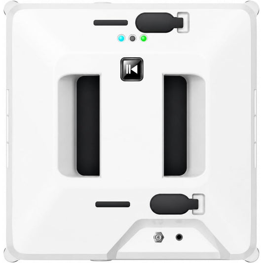 Robot pour surfaces vitrees, coloris blanc et noir, avec une aspiration annoncee de 3000 Pa